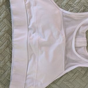 Zyia white all star bra
